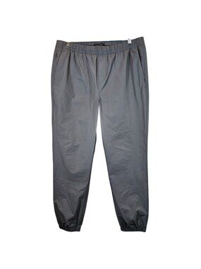 Banana Republic Mens L Gray Jogger Pants Drawstring Athleisure Gorpcore Lounge